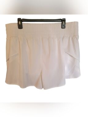 CALIA white 2 layer shorts with panty - XXL.          A32